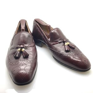 Gucci Vintage Wing-Tip Loafers
